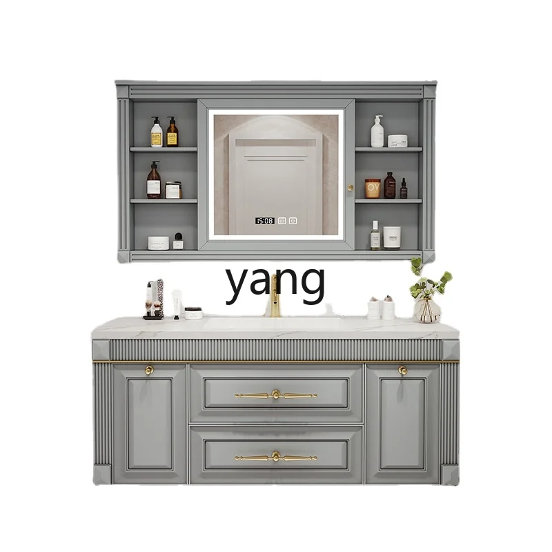 CX Bathroom Cabinet Combination Stone Plate Seamless Washstand Bathroom Sink Washbasin Mirror Cabinet
CX Bathroom Cabinet Combination Stone Plate Seamless Washstand Bathroom Sink Washbasin Mirror Cabinet