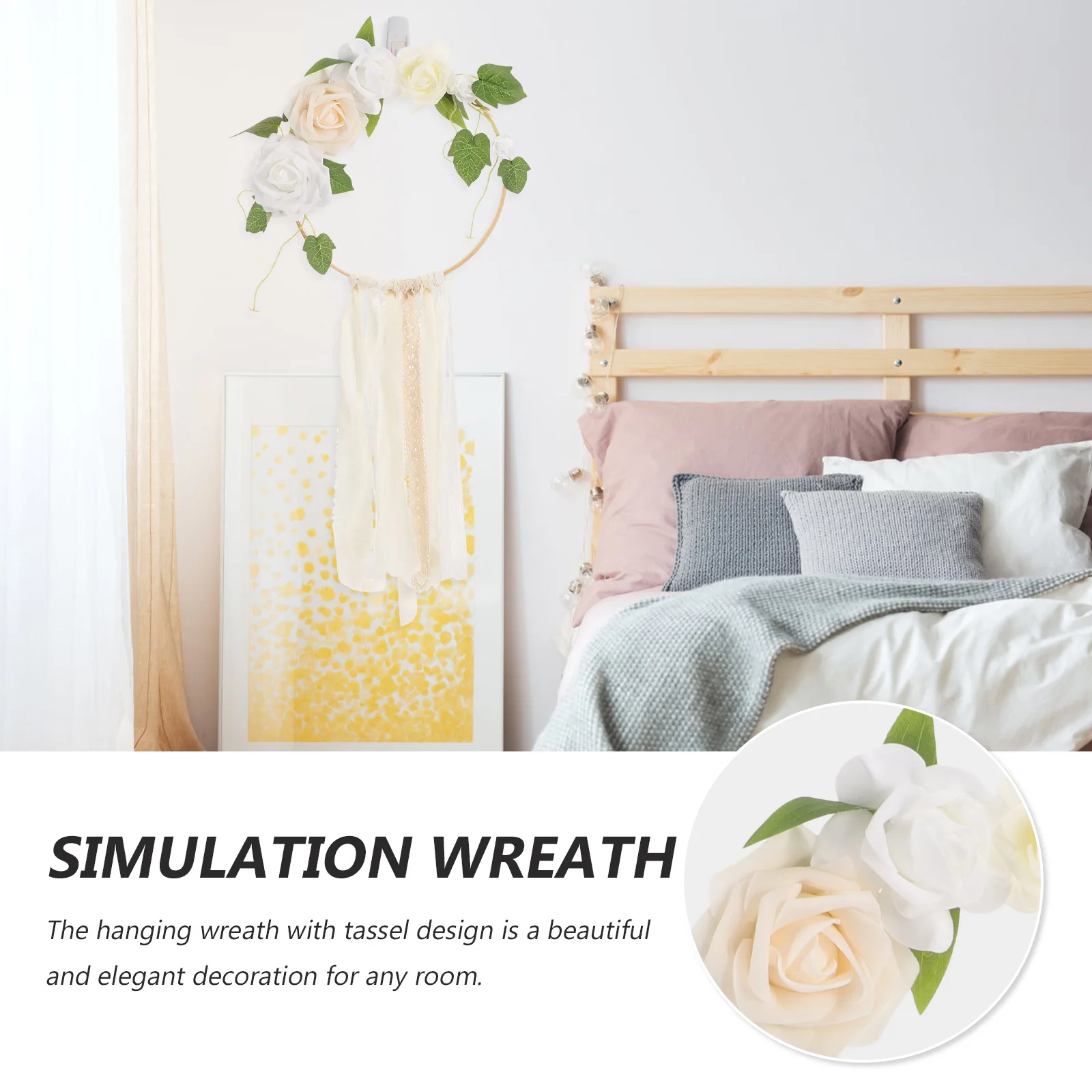 1pcs Simulation Flower Wreath Handcrafted Hydrangea Hanging For Front Door Porch Spring Home Decor Indoor Farmhouse Wreaths
1pcs Simulation Flower Wreath Handcrafted Hydrangea Hanging For Front Door Porch Spring Home Decor Indoor Farmhouse Wreaths