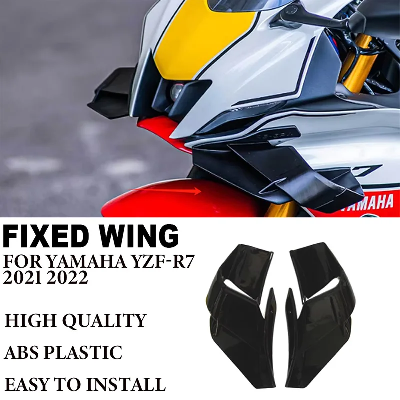 Motorcycle Fixed Wing Spoiler For YAMAHA YZF-R7 R7 YZF R7 YZFR7 2021 2022 Front Aerodynamic Wing aileron side Winglet Fairing
Motorcycle Fixed Wing Spoiler For YAMAHA YZF-R7 R7 YZF R7 YZFR7 2021 2022 Front Aerodynamic Wing aileron side Winglet Fairing