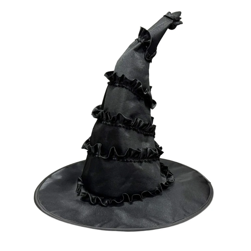 HX6F Halloween Wizard Hat Large Black Witches Witch Hat Flexible Witch Caps Gifts
HX6F Halloween Wizard Hat Large Black Witches Witch Hat Flexible Witch Caps Gifts