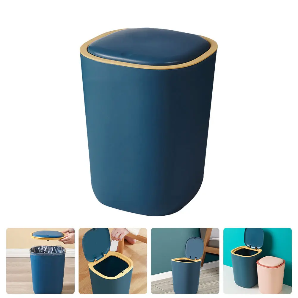 Functional Flip Top Trash Can Small Household Garbage Can for Kitchen Bedroom Office Eco Friendly Odorless Waste Container
Functional Flip Top Trash Can Small Household Garbage Can for Kitchen Bedroom Office Eco Friendly Odorless Waste Container