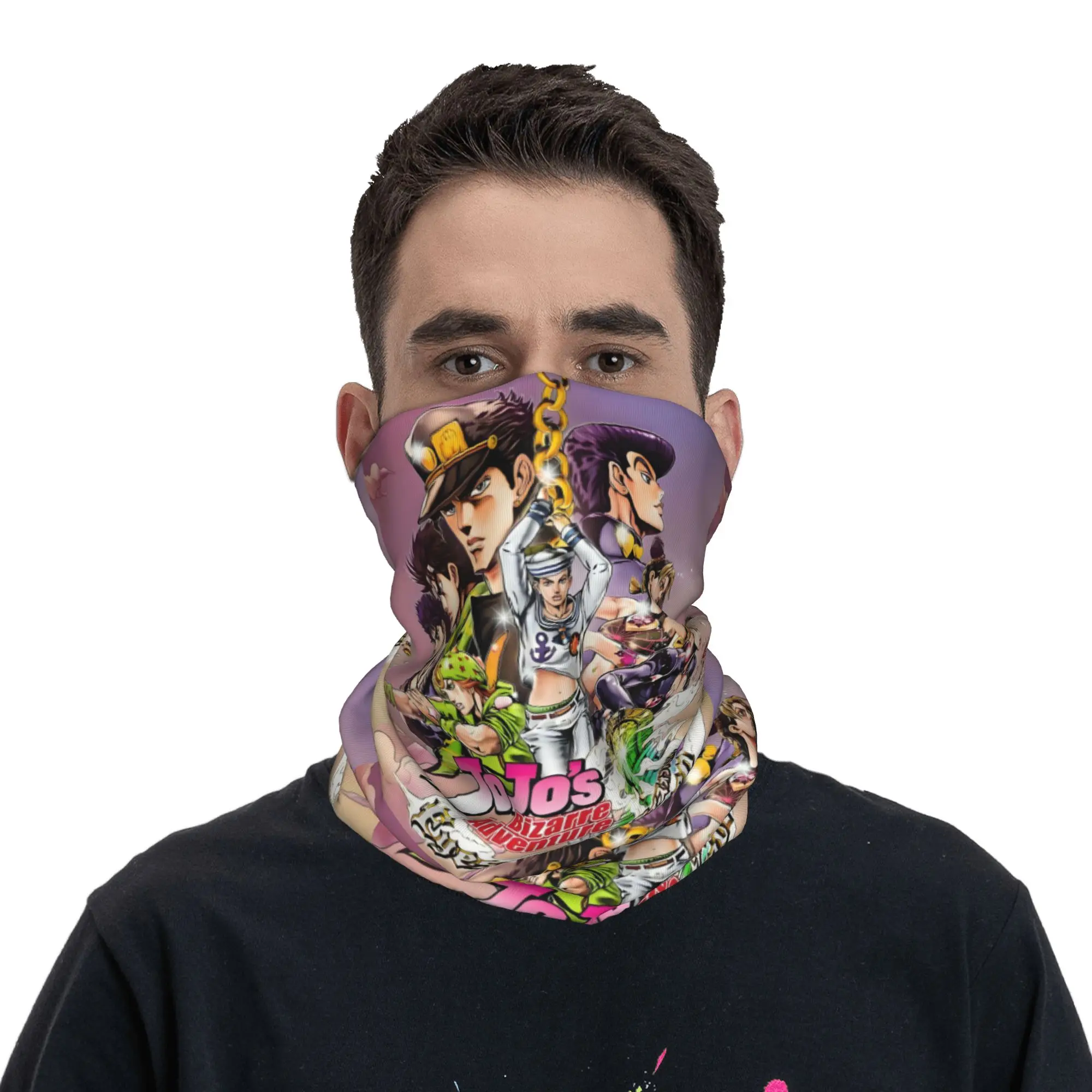 Anime Japan JoJos Bizarre Adventure Bandana Neck Gaiter Windproof Face Scarf Cover Men Women Manga Headband Tube Balaclava
Anime Japan JoJos Bizarre Adventure Bandana Neck Gaiter Windproof Face Scarf Cover Men Women Manga Headband Tube Balaclava