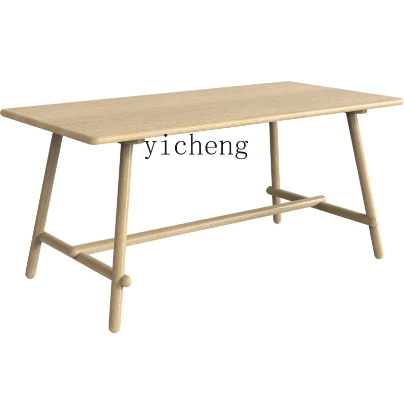 Nordic Modern Minimalist Living Room Internet Celebrity Solid Wood Dining Table Small Apartment 
Nordic Modern Minimalist Living Room Internet Celebrity Solid Wood Dining Table Small Apartment