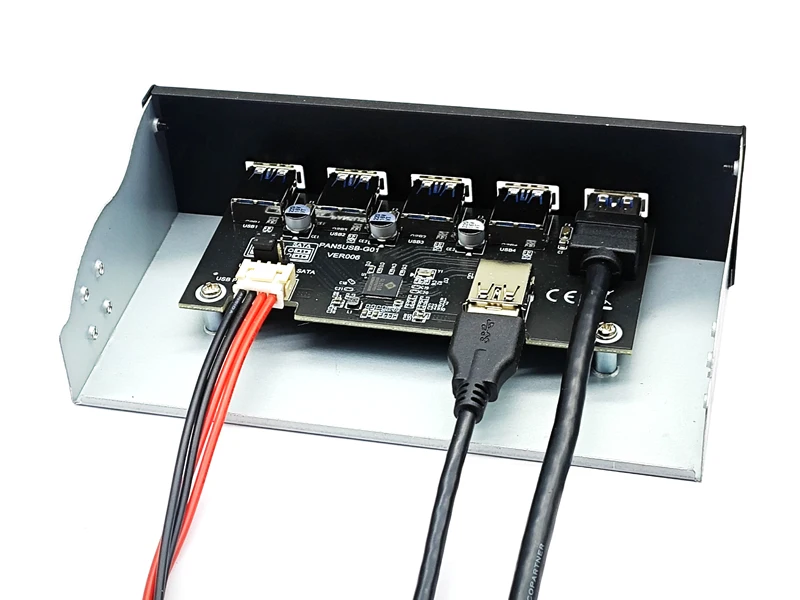 Adapter Metal Bracket 20Pin 5Port USB 3.0 Front Panel for PC Desktop 5.25 inch CD-ROM Drive Bay 5Gbps USB3.0 Hub Expansion Cable
Adapter Metal Bracket 20Pin 5Port USB 3.0 Front Panel for PC Desktop 5.25 inch CD-ROM Drive Bay 5Gbps USB3.0 Hub Expansion Cable