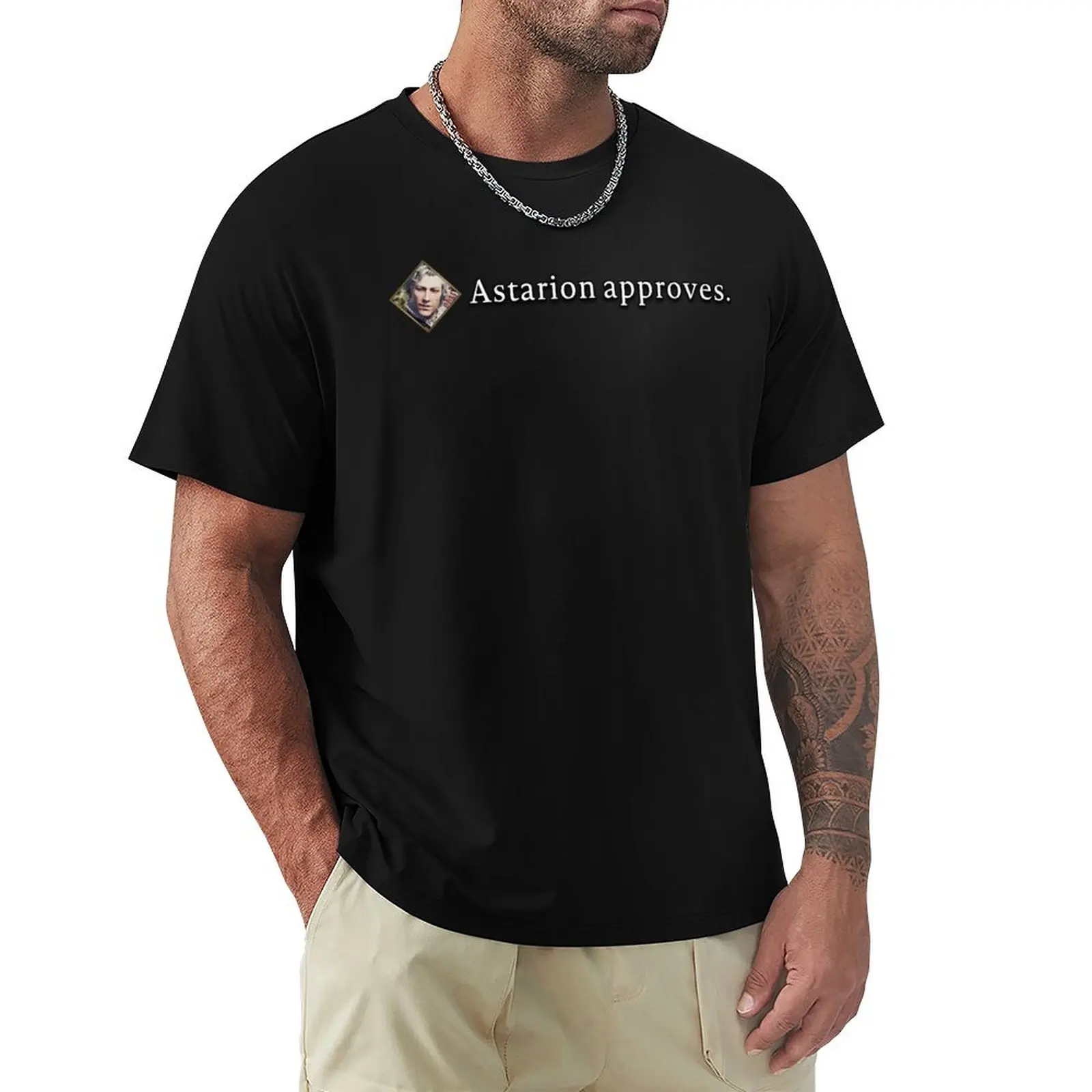 Astarion Approves T-Shirt Simple Casual Short Sleeve Cotton T-Shirt
Astarion Approves T-Shirt Simple Casual Short Sleeve Cotton T-Shirt