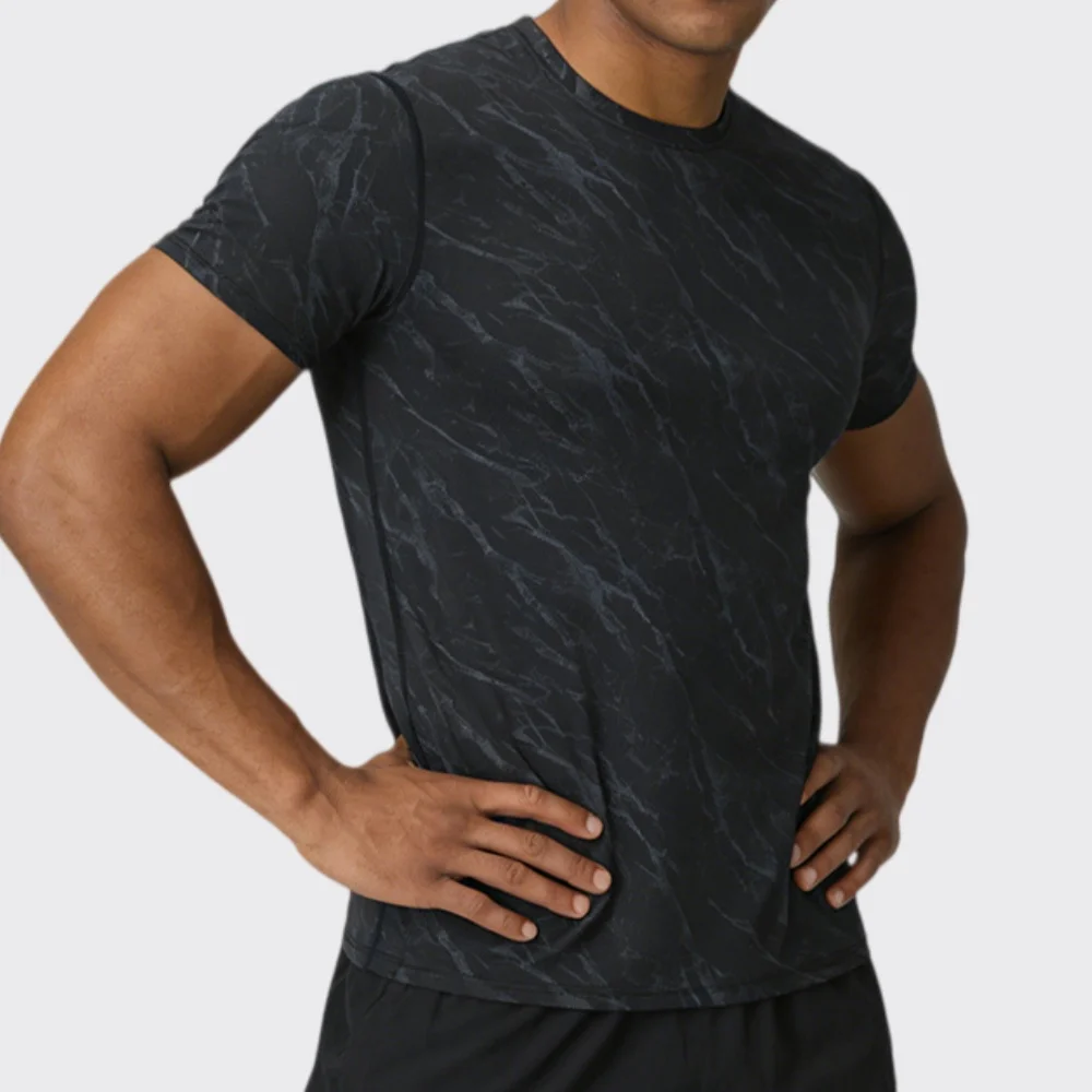 Summer Men's Quick-Dry Fitness T-Shirt Short Sleeve Male Gym Fitness Sports Elastic Tops Man Running Bodybuilding Sweatshi Tee
Summer Men's Quick-Dry Fitness T-Shirt Short Sleeve Male Gym Fitness Sports Elastic Tops Man Running Bodybuilding Sweatshi Tee
