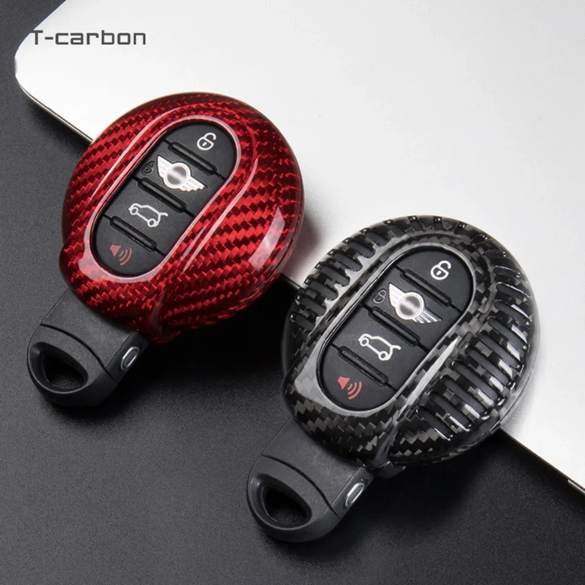 T-Carbon Carbon Fiber Car Key Case Fit For BMW Mini F56 F55 F54 F57 F60 R55 R56 R57 R58 R59 R60 Cover Accessories
T-Carbon Carbon Fiber Car Key Case Fit For BMW Mini F56 F55 F54 F57 F60 R55 R56 R57 R58 R59 R60 Cover Accessories