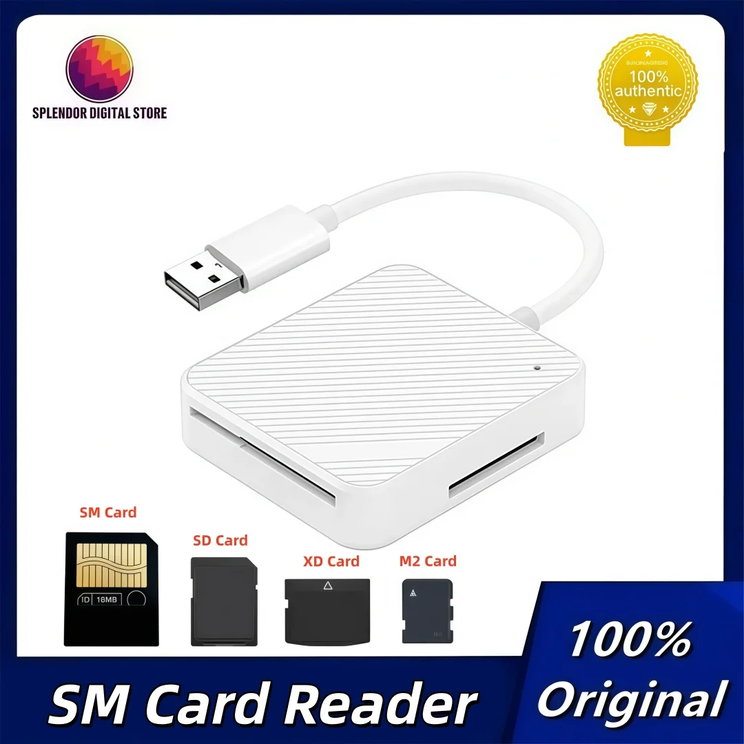 High Quality!! 4in1 Card Reader SM Card Reader Phone OTG Type C USB Smart Media M2 SD SM XD Memory Cards Reader Adapter Reader
High Quality!! 4in1 Card Reader SM Card Reader Phone OTG Type C USB Smart Media M2 SD SM XD Memory Cards Reader Adapter Reader