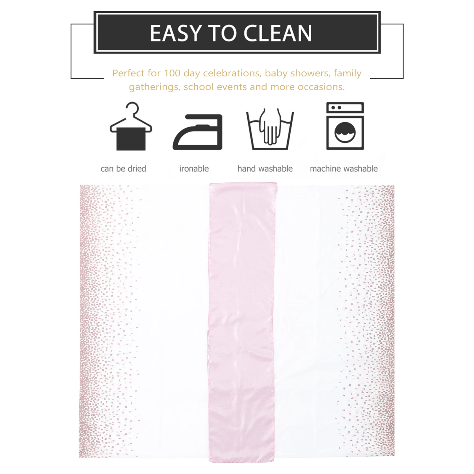 2 Pcs Tablecloth Plastic + Silk Flag Dining Room Decor Party Cover Pink Birthday Dinner
2 Pcs Tablecloth Plastic + Silk Flag Dining Room Decor Party Cover Pink Birthday Dinner