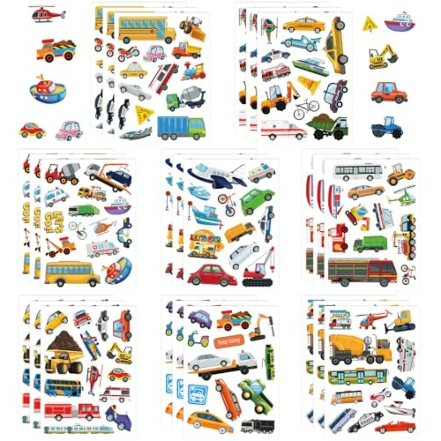 Набор из 312 самоклеящихся наклеек с транспортными средствами и строительной техникой, разноцветные, для скрапбукинга и бутылок для воды
Набор из 312 самоклеящихся наклеек с транспортными средствами и строительной техникой, разноцветные, для скрапбукинга и бутылок для воды