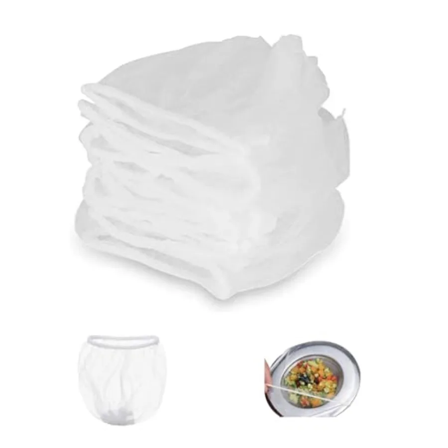 PCS Kitchen Disposable Mesh Sink Strainer Bag Fits Sink Strainer Elastic Anti-Clogging, Sink Drain Strainer, Collecting Kitchen
PCS Kitchen Disposable Mesh Sink Strainer Bag Fits Sink Strainer Elastic Anti-Clogging, Sink Drain Strainer, Collecting Kitchen