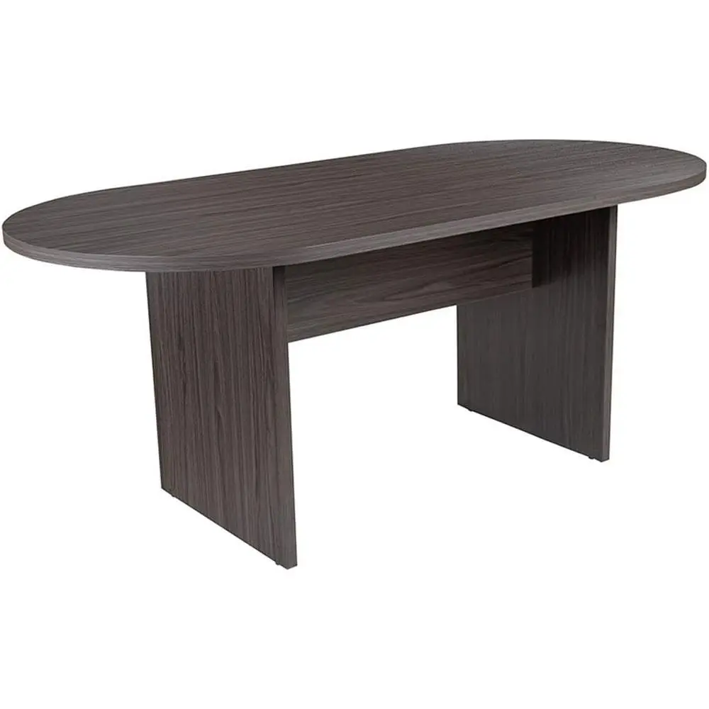 Oval Multipose Conference Table, 6 Feet, Suitable for Business Meetings, Office and Conference Rooms, Rustic Gray
Oval Multipose Conference Table, 6 Feet, Suitable for Business Meetings, Office and Conference Rooms, Rustic Gray