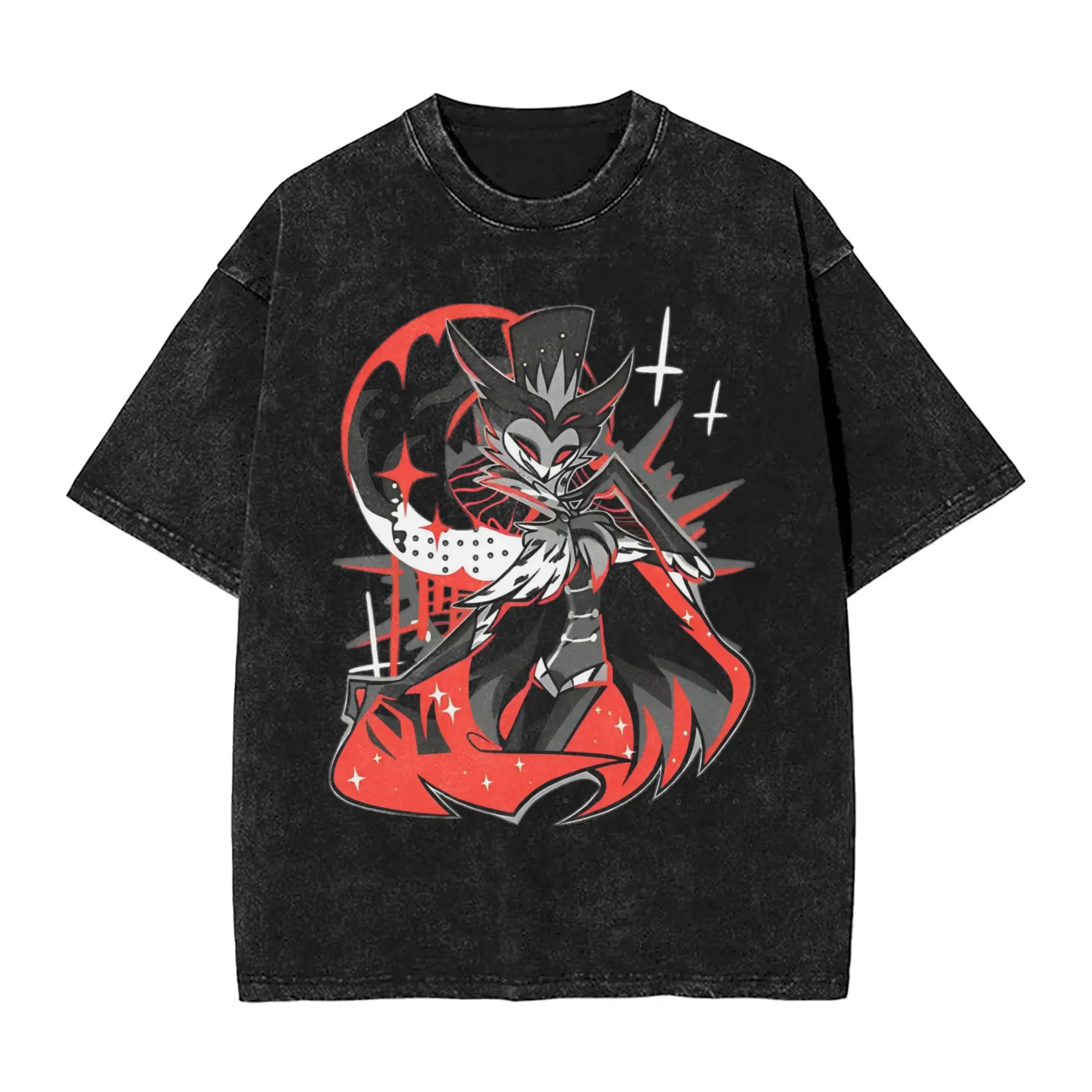Anime Helluva Washed T Shirts Streetwear Hip Hop Novelty T-Shirts Black Comedy Tee Shirt Men Women Cotton Street Graphic
Anime Helluva Washed T Shirts Streetwear Hip Hop Novelty T-Shirts Black Comedy Tee Shirt Men Women Cotton Street Graphic