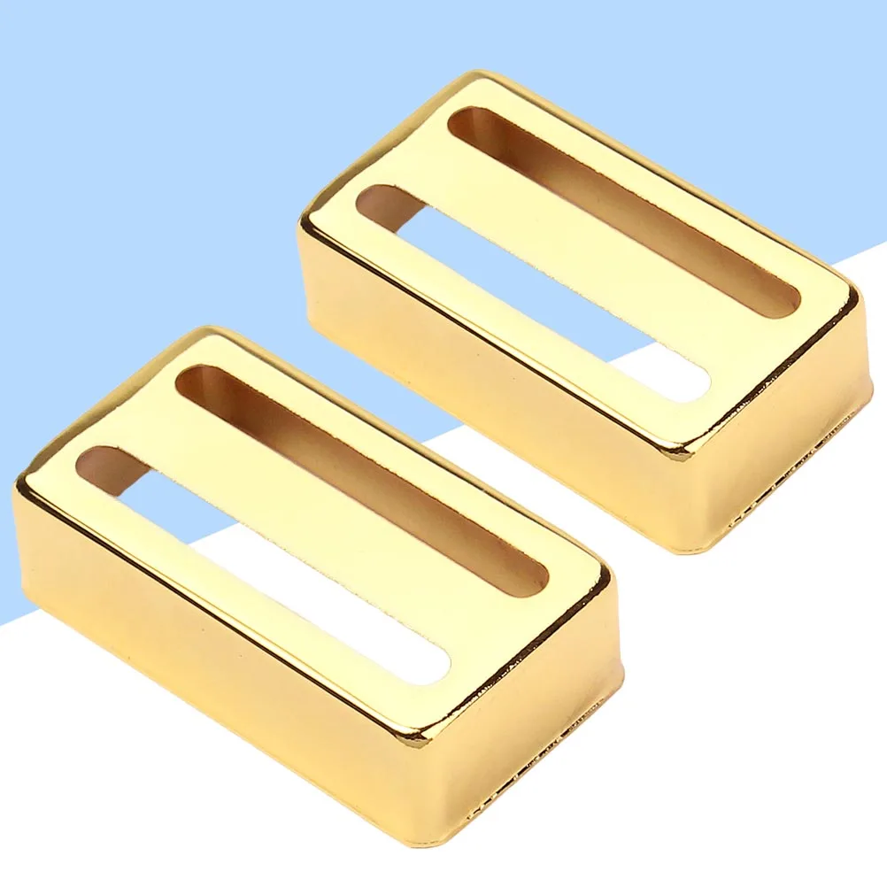 2 Pcs Dual Pickup Frame Guitar Parts Replacement Covers Coil Players Accessories Golden
2 Pcs Dual Pickup Frame Guitar Parts Replacement Covers Coil Players Accessories Golden