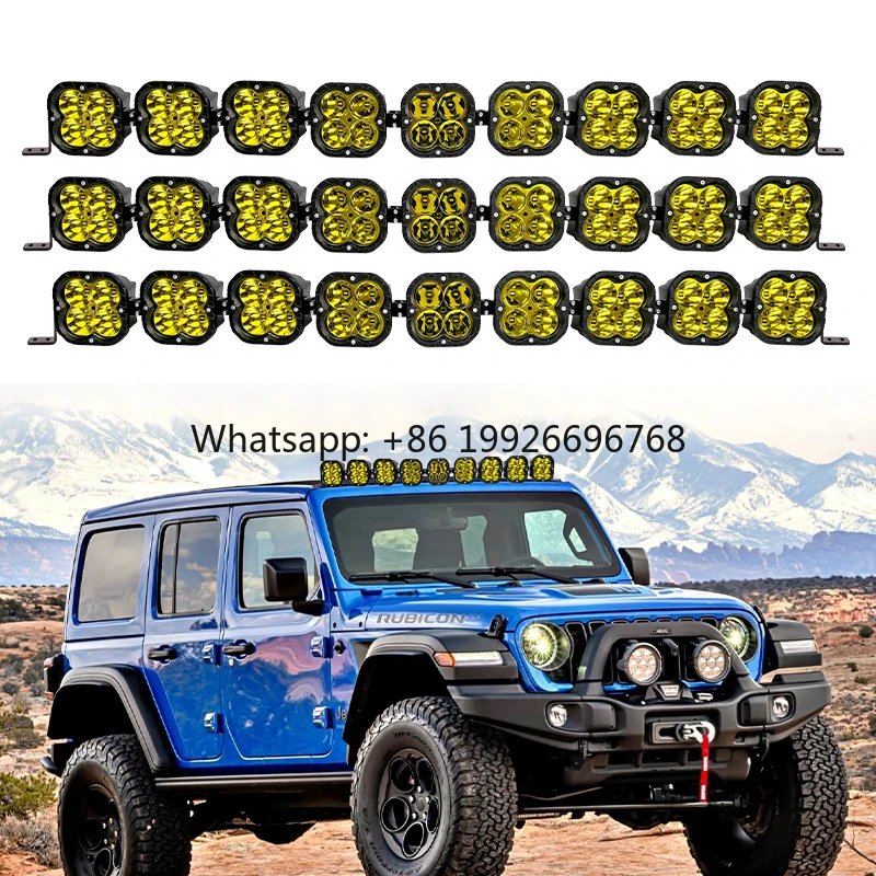 52 Inch LED Spotlight Lighting 5x5 Offroad Car LED Work Light Bar
52 Inch LED Spotlight Lighting 5x5 Offroad Car LED Work Light Bar