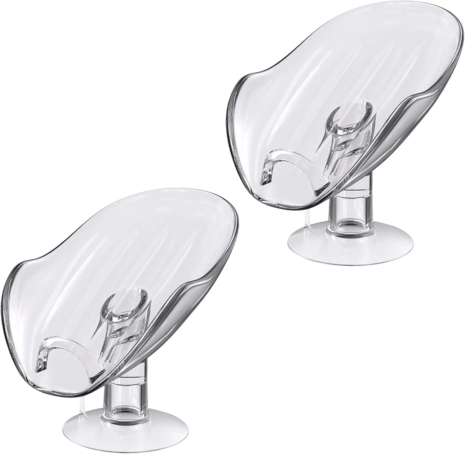 Self Draining Soap Dish Holder with Strong Suction Cup, Portable Soap Tray for Bathroom Shower Kitchen Sink, Space Saving Clear
Self Draining Soap Dish Holder with Strong Suction Cup, Portable Soap Tray for Bathroom Shower Kitchen Sink, Space Saving Clear