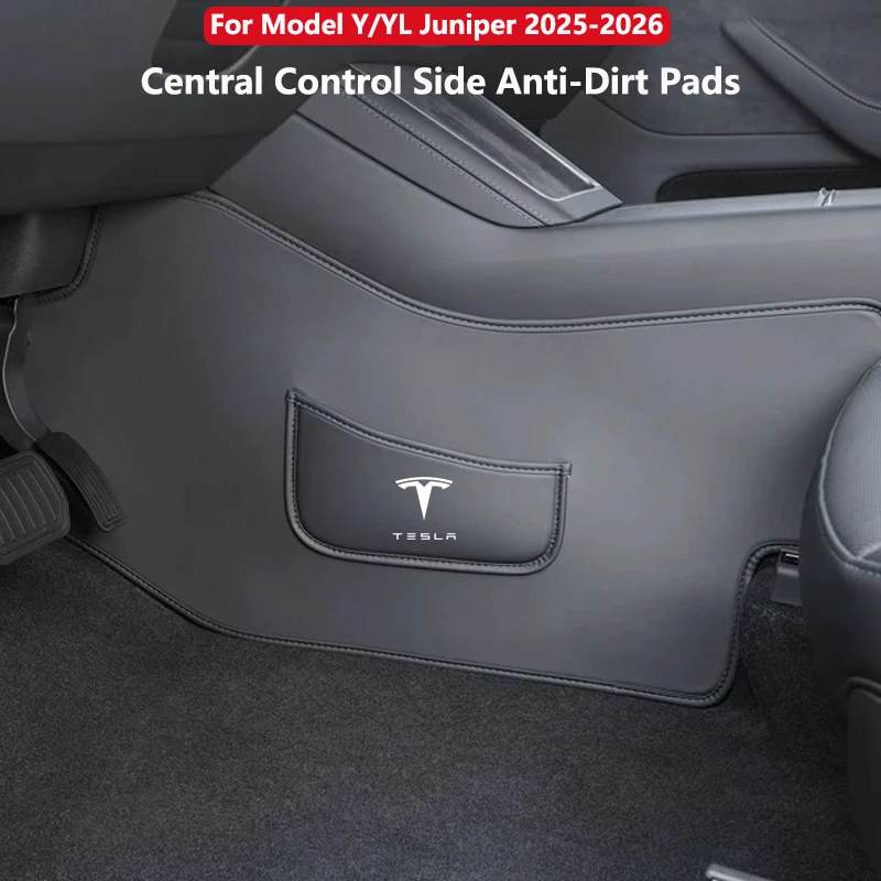 For Tesla Model Y/YL Juniper 2026 Car Central Control Side Anti Kick Pad Leather Console Side Anti-dirty Pad Car Accessories
For Tesla Model Y/YL Juniper 2026 Car Central Control Side Anti Kick Pad Leather Console Side Anti-dirty Pad Car Accessories