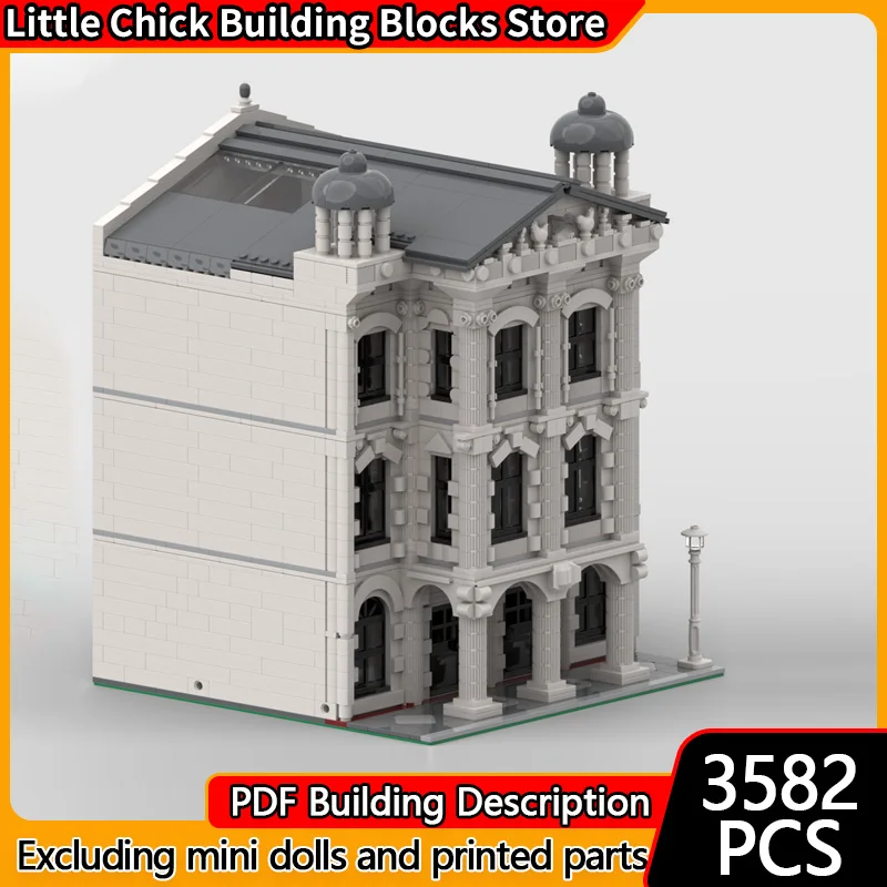 Модель City Street View MOC, строительные кирпичи, классический великий театр, модульная технология, детские праздничные подарки, сборные игрушки, костюм
Модель City Street View MOC, строительные кирпичи, классический великий театр, модульная технология, детские праздничные подарки, сборные игрушки, костюм