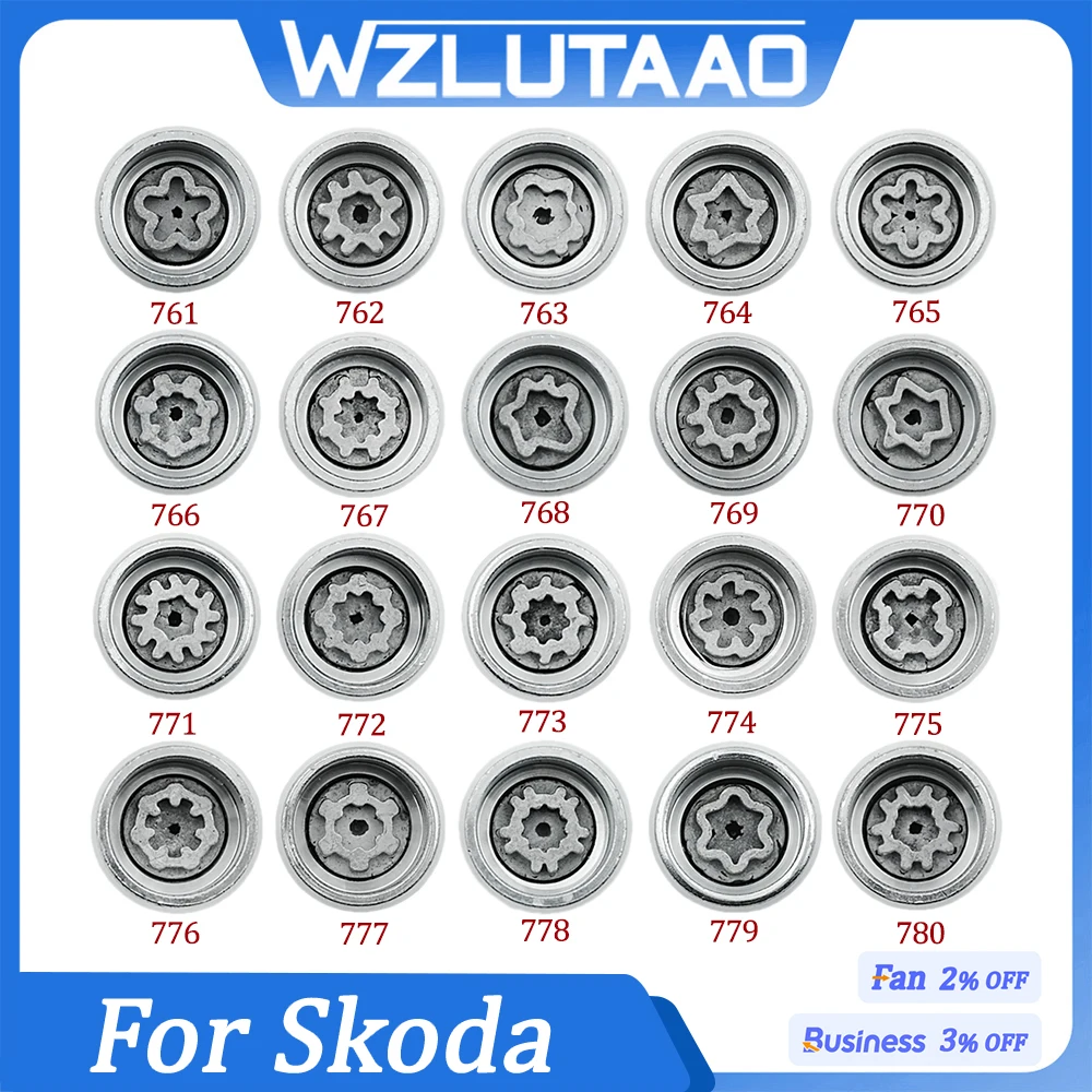 1Pcs #761 - #770 Car Tire Anti-Theft Screw Removal Tool Socket Wrench Disassembly Tool Key Sleeve For Skoda Repair Kit
1Pcs #761 - #770 Car Tire Anti-Theft Screw Removal Tool Socket Wrench Disassembly Tool Key Sleeve For Skoda Repair Kit