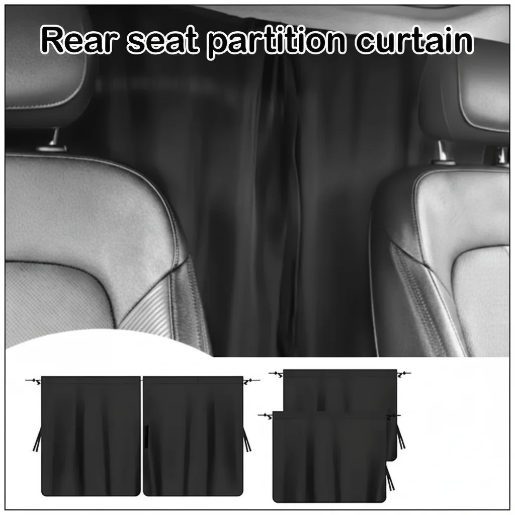 4PCS Car Rear Partition Sunshades Double Opening Fabric Privacy Curtains - Rear Seat Room Divider Sunshade
4PCS Car Rear Partition Sunshades Double Opening Fabric Privacy Curtains - Rear Seat Room Divider Sunshade