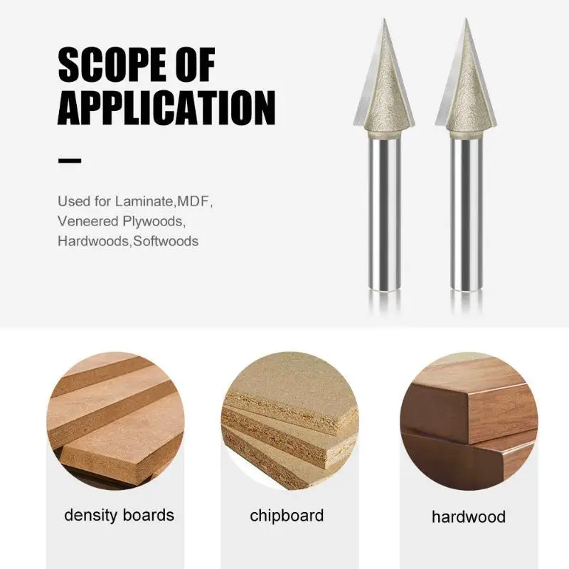 1/4 Inch Shank 30 Degree V Groove Router Bit High Precision Wood Milling Cutter for Composite Board Solid Wood Carving Tasks
1/4 Inch Shank 30 Degree V Groove Router Bit High Precision Wood Milling Cutter for Composite Board Solid Wood Carving Tasks