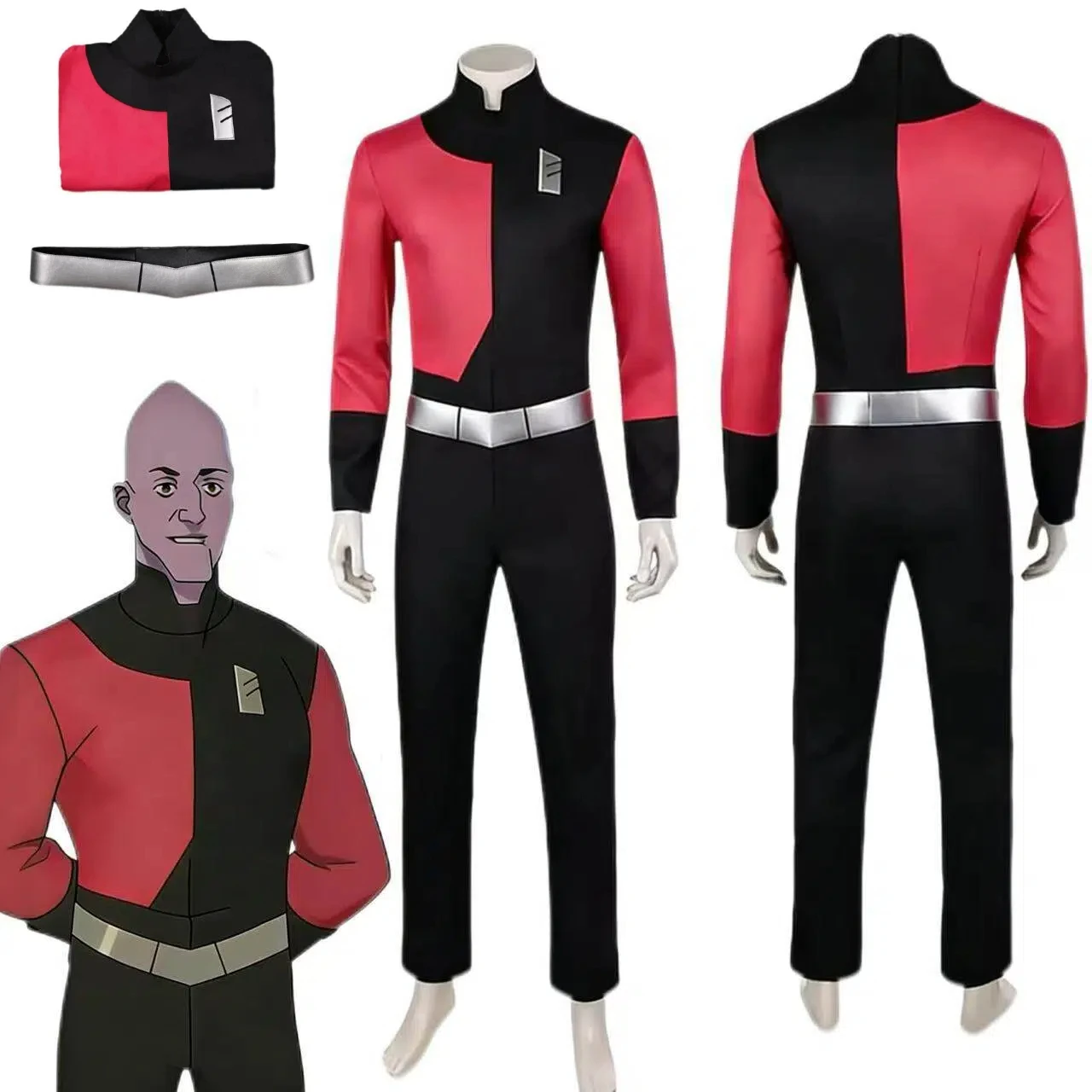 Anime Invincible Cosplay Jumpsuit Belt Adventure Vessel Captain Costume Halloween Anime Role Play Party Performance Outfit
Anime Invincible Cosplay Jumpsuit Belt Adventure Vessel Captain Costume Halloween Anime Role Play Party Performance Outfit