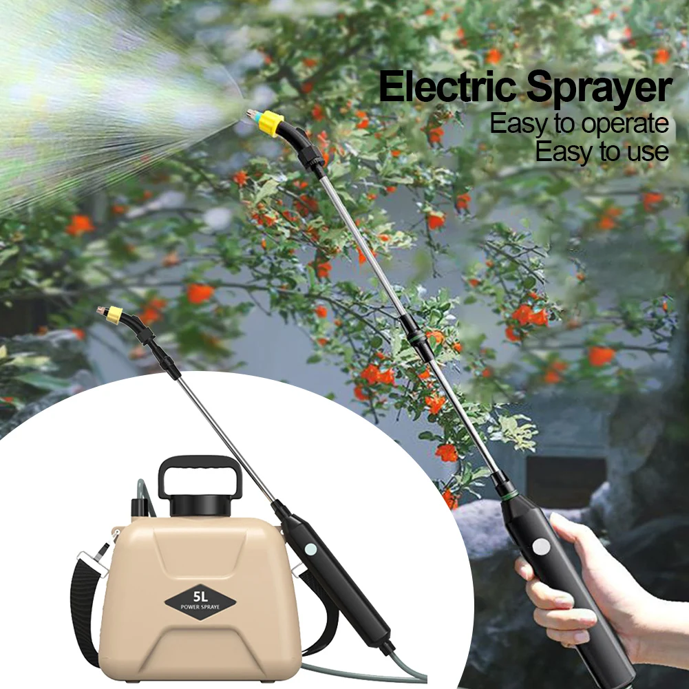 5L Automatic Plant Mister USB Rechargeable Handheld Sprayer Bottle 2 Modes Telescopic Handle 360 Rotating Nozzle Garden Supplies
5L Automatic Plant Mister USB Rechargeable Handheld Sprayer Bottle 2 Modes Telescopic Handle 360 Rotating Nozzle Garden Supplies