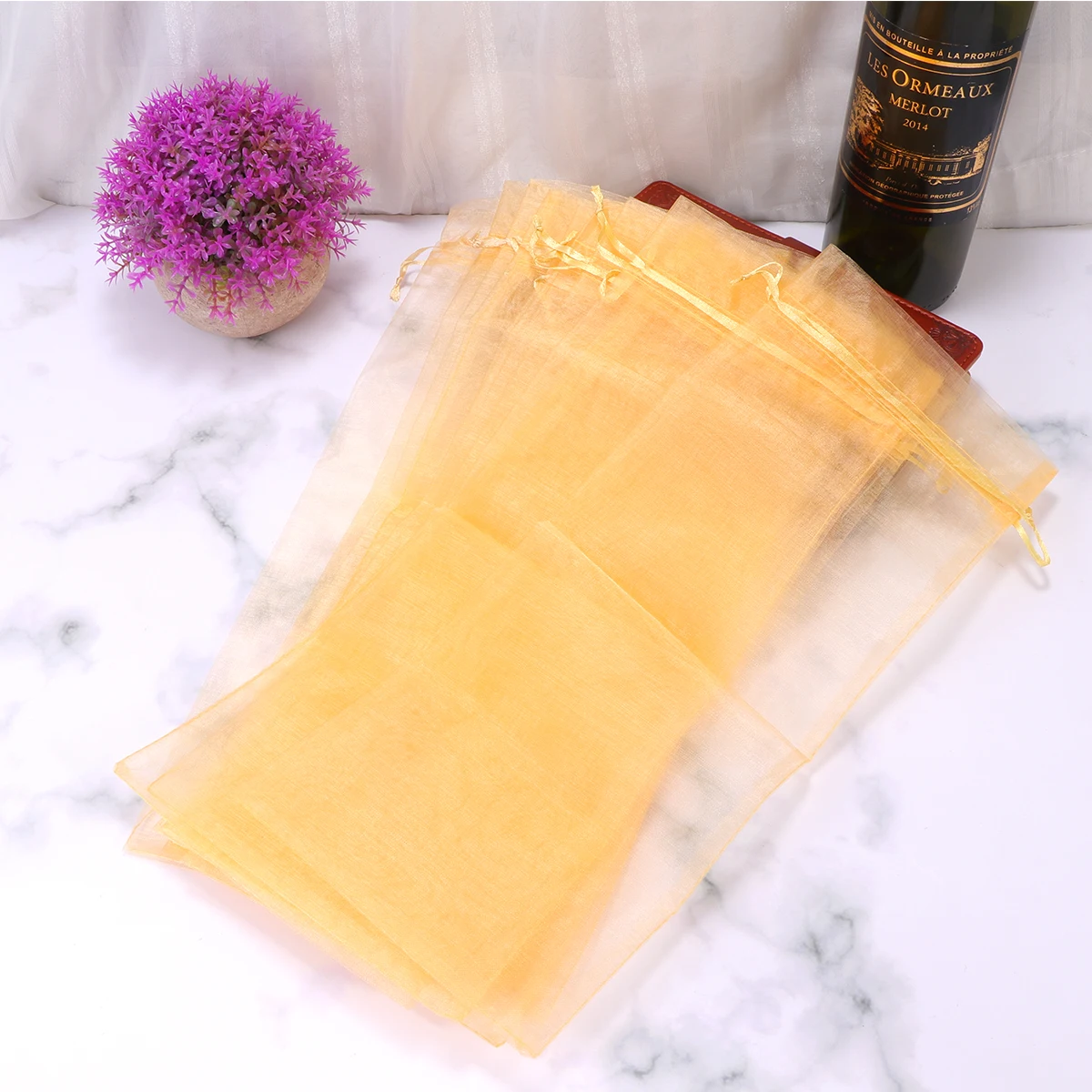 10Pcs Bottle Drawstring Pouch Reusable Wine Gauze Bag for Gift Cover Party Decoration Beer Accessory
10Pcs Bottle Drawstring Pouch Reusable Wine Gauze Bag for Gift Cover Party Decoration Beer Accessory