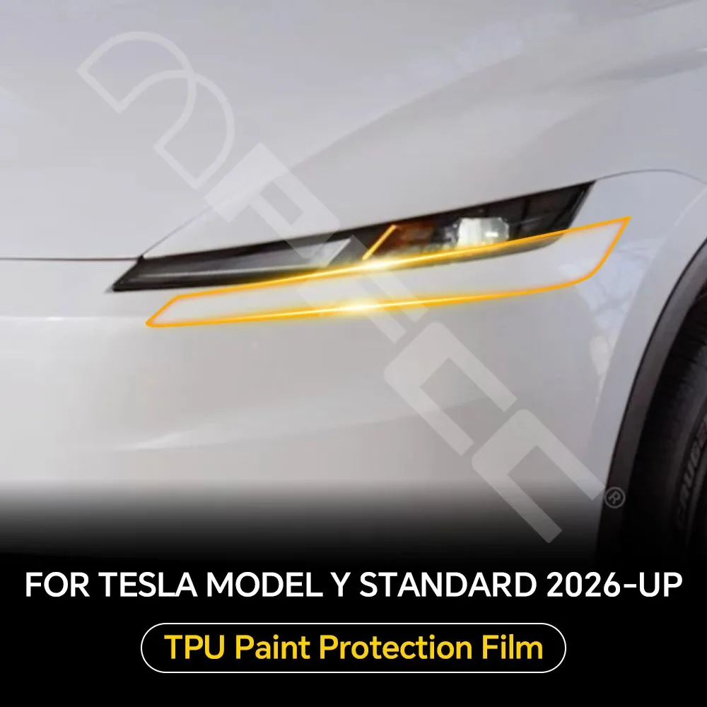 Pre-cut PPF Headlight Rearview A B Pillars TPU Protection Film For Tesla Model Y Standard 2026 Anti-Scratch Clear Bra Resistant
Pre-cut PPF Headlight Rearview A B Pillars TPU Protection Film For Tesla Model Y Standard 2026 Anti-Scratch Clear Bra Resistant