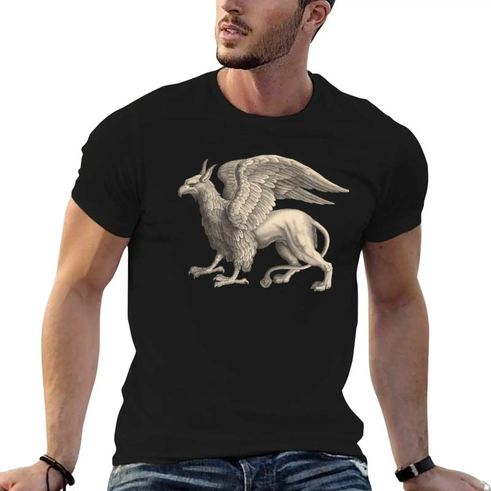 GRIFFIN Eagle Lion Medieval Bird Mythical Creature Gryphon T-Shirt anime t shirts for man man t shirt cotton T-Shirt
GRIFFIN Eagle Lion Medieval Bird Mythical Creature Gryphon T-Shirt anime t shirts for man man t shirt cotton T-Shirt