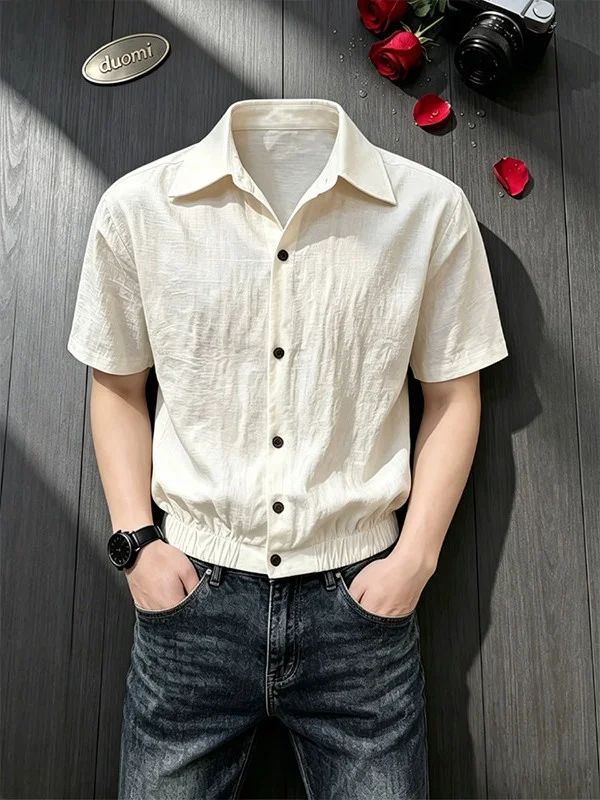 Men's Linen Cotton Blend Summer Lightweight Breathable Shirt Casual Style Short Sleeve Shirt Cool Feeling T-Shirt
Men's Linen Cotton Blend Summer Lightweight Breathable Shirt Casual Style Short Sleeve Shirt Cool Feeling T-Shirt