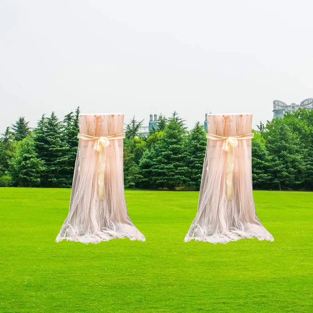 Mesh Chair Cover Tulle Skirt Slipcover Elegant Wedding Baby Shower Chair Skirt High-End Home Décor 120cm
Mesh Chair Cover Tulle Skirt Slipcover Elegant Wedding Baby Shower Chair Skirt High-End Home Décor 120cm