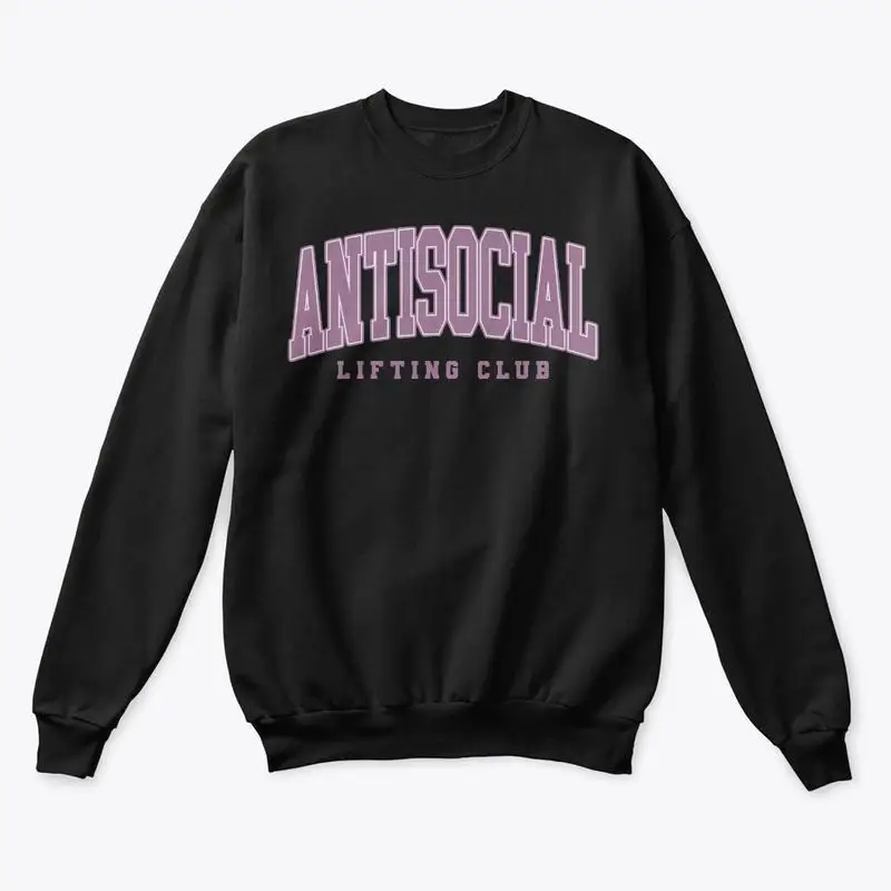 Antisocial Lifting Club Sweatshirt Men's Women's Funny Gym Workout Pullover Weightlifting Jumper Introvert Fitness Gift
Antisocial Lifting Club Sweatshirt Men's Women's Funny Gym Workout Pullover Weightlifting Jumper Introvert Fitness Gift