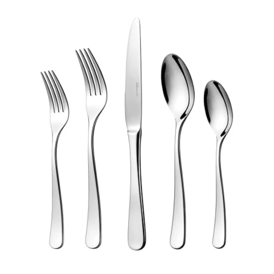 Tropea Flatware Set for 12, -Piece Premium 18/10 Stainl Steel Sierware Set with Serving Utensils, Modern Mirror Finish, Rust Re
Tropea Flatware Set for 12, -Piece Premium 18/10 Stainl Steel Sierware Set with Serving Utensils, Modern Mirror Finish, Rust Re