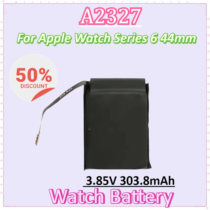 New A2327 3.85V 303.8mAh Replacement Watch Battery for Apple Watch Series 6 44mm High Quality Watch Battery
New A2327 3.85V 303.8mAh Replacement Watch Battery for Apple Watch Series 6 44mm High Quality Watch Battery