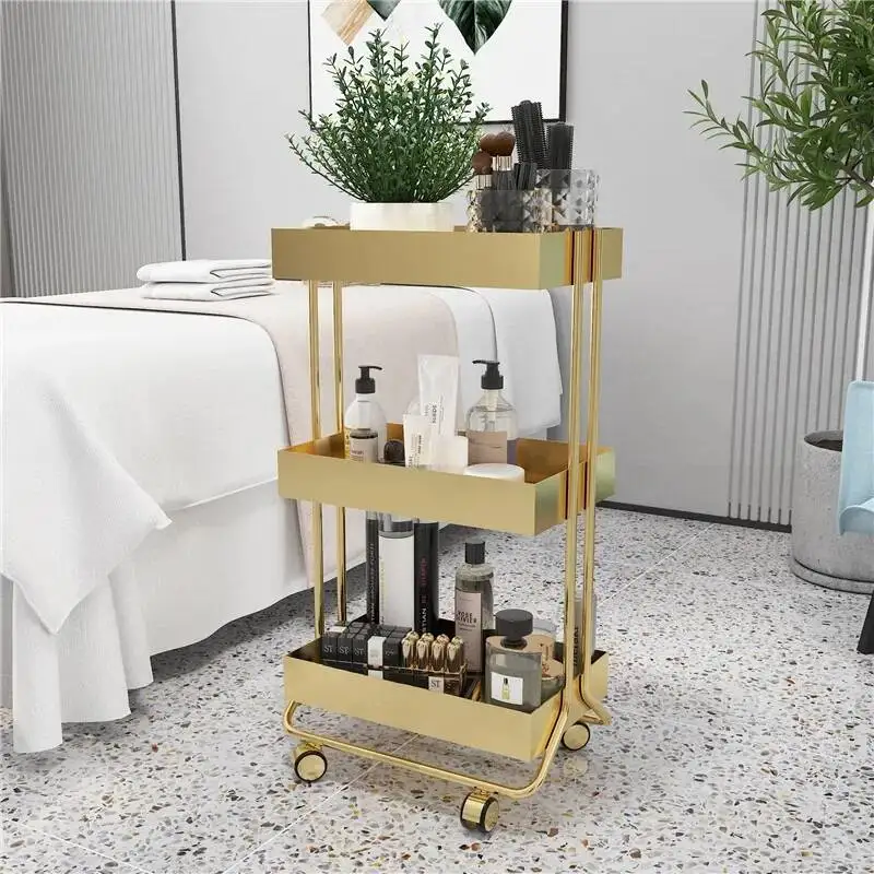 Light Luxury Beauty Salon Wheels Trolley Beautiful Eyelash Nail Barbershop Tool Home Bathroom Storage Rack
Light Luxury Beauty Salon Wheels Trolley Beautiful Eyelash Nail Barbershop Tool Home Bathroom Storage Rack