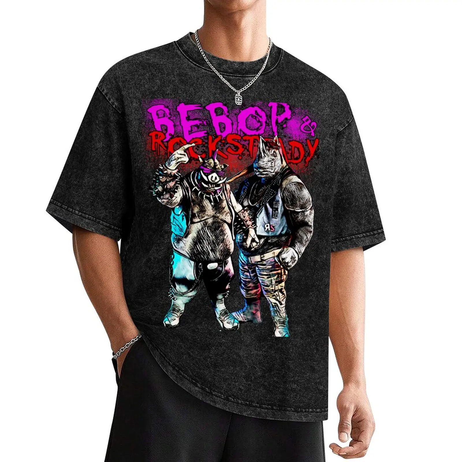 Bebop and Rocksteady T-Shirt Clothing hippie clothes luxury clothing labubu mens clothing
Bebop and Rocksteady T-Shirt Clothing hippie clothes luxury clothing labubu mens clothing