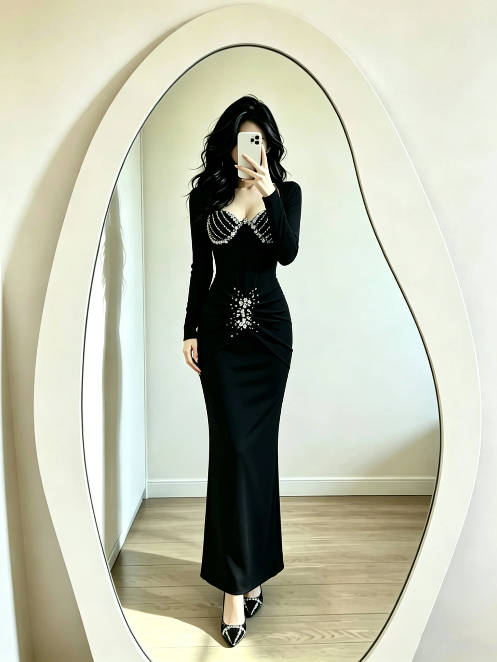 Elegant Long Dress Luxury Embroidered Belted Gown Slim Fit Elegant Long Dress Wedding Dress Ball Dress Home Dress
Elegant Long Dress Luxury Embroidered Belted Gown Slim Fit Elegant Long Dress Wedding Dress Ball Dress Home Dress