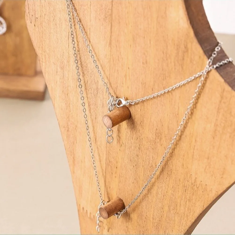 Walnut Wood Necklace Display Stand Detachable Hanging Shelf Jewelry Rack High-end Display Props Mannequin Necklace Display Rack
Walnut Wood Necklace Display Stand Detachable Hanging Shelf Jewelry Rack High-end Display Props Mannequin Necklace Display Rack