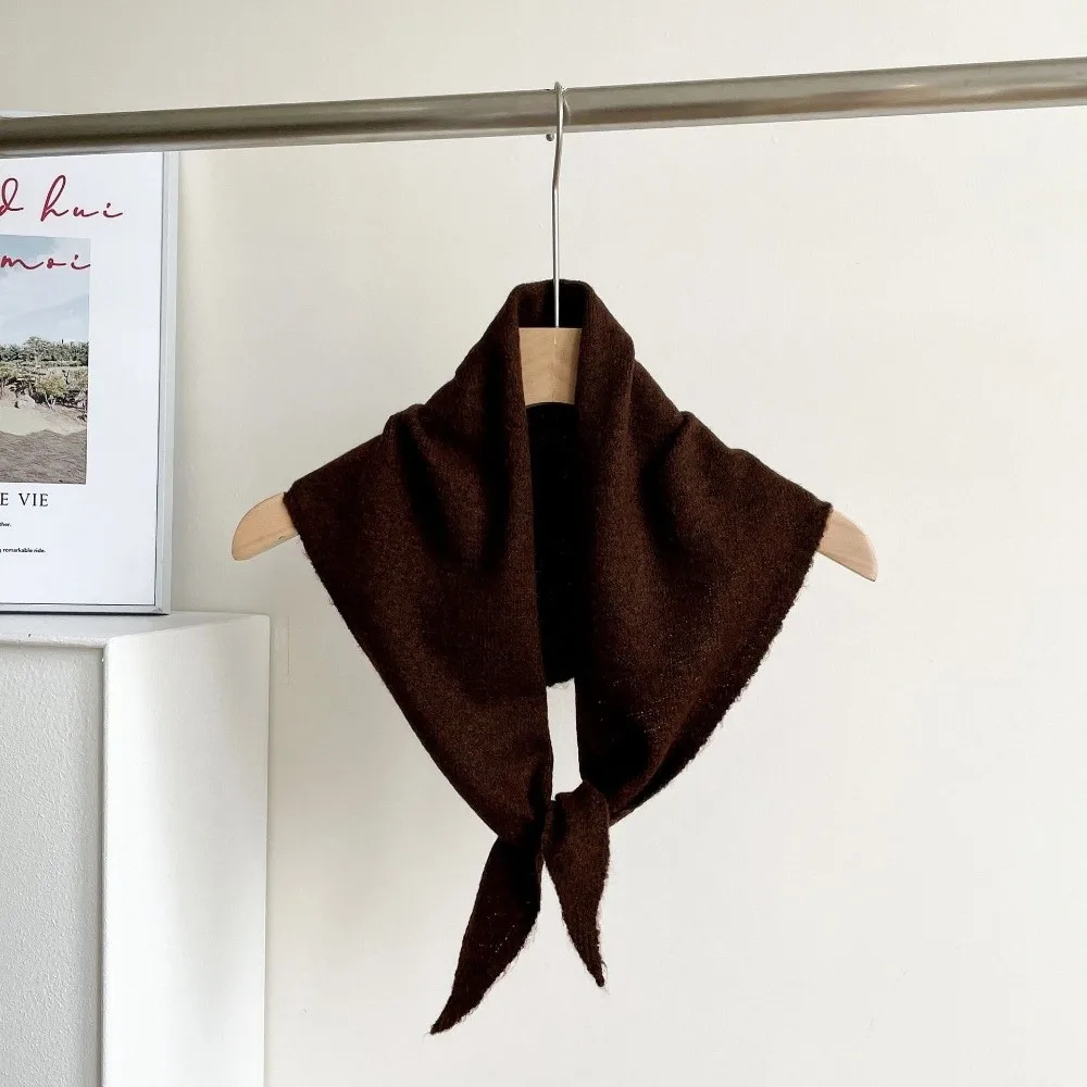 New Solid Color Knitted Triangular Scarf Multi-functional Soft Headscarf Windproof Imitation Wool Shawl Women
New Solid Color Knitted Triangular Scarf Multi-functional Soft Headscarf Windproof Imitation Wool Shawl Women