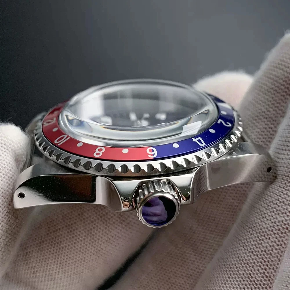 Acrylic Dome Glass Retro Watch Case, for NH35 NH36 Automatic Movement, Aluminium Red Blue Bezel Insert, Vintage Case 39.5mm
Acrylic Dome Glass Retro Watch Case, for NH35 NH36 Automatic Movement, Aluminium Red Blue Bezel Insert, Vintage Case 39.5mm