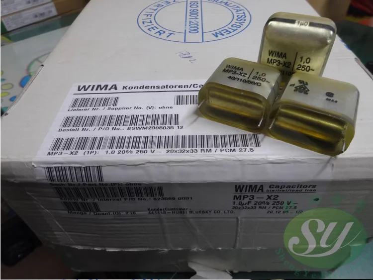 20pcs/lot original German WIMA MP3-X2 1.0uF/250VAC 1uf 1u0105 New original film capacitor free shipping
20pcs/lot original German WIMA MP3-X2 1.0uF/250VAC 1uf 1u0105 New original film capacitor free shipping