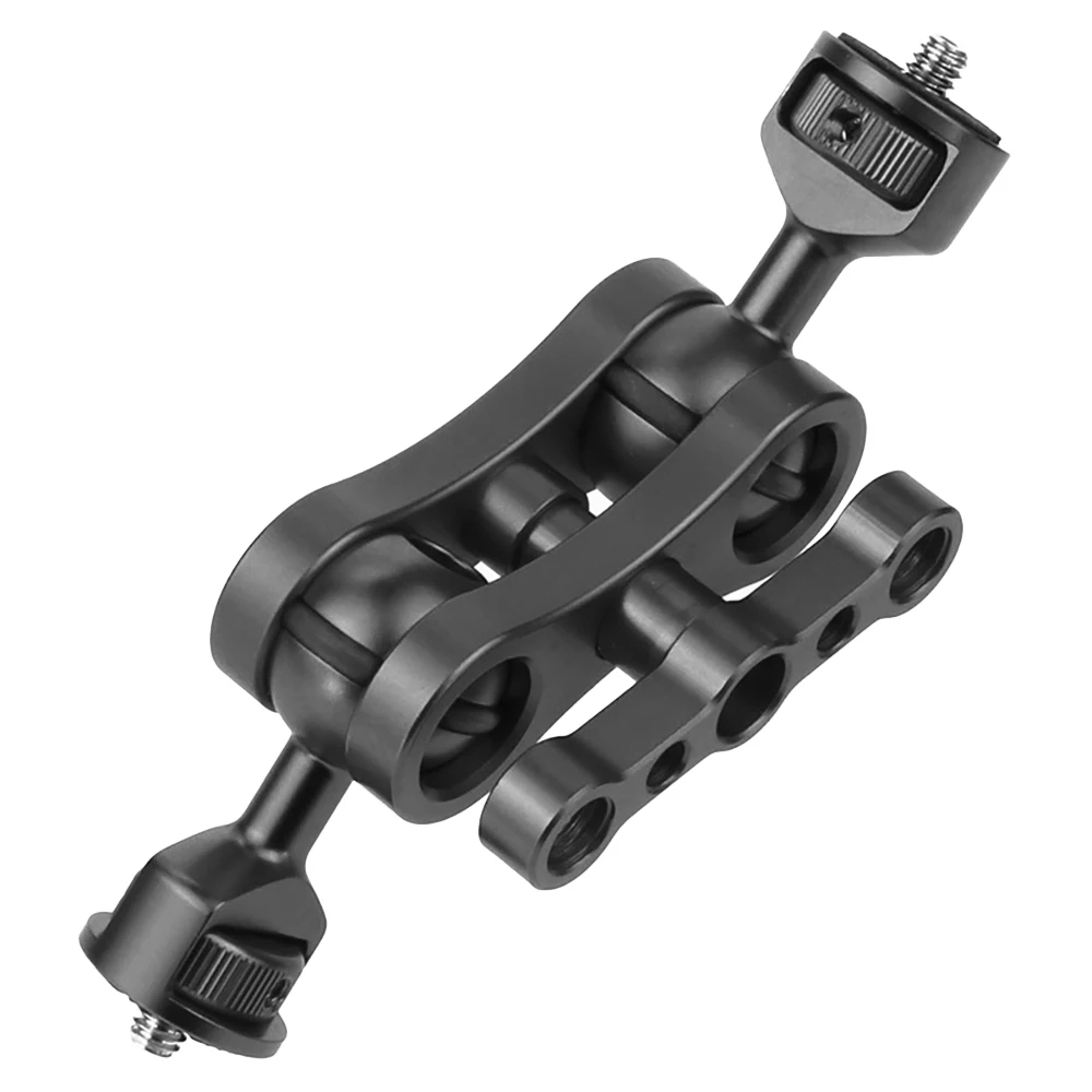 B66C Double 1/4 Ball Head Adapter Magic Arm Crab Clamp 3/8 Mount Light Field Monitor Camera Stand Bracket - Black
B66C Double 1/4 Ball Head Adapter Magic Arm Crab Clamp 3/8 Mount Light Field Monitor Camera Stand Bracket - Black