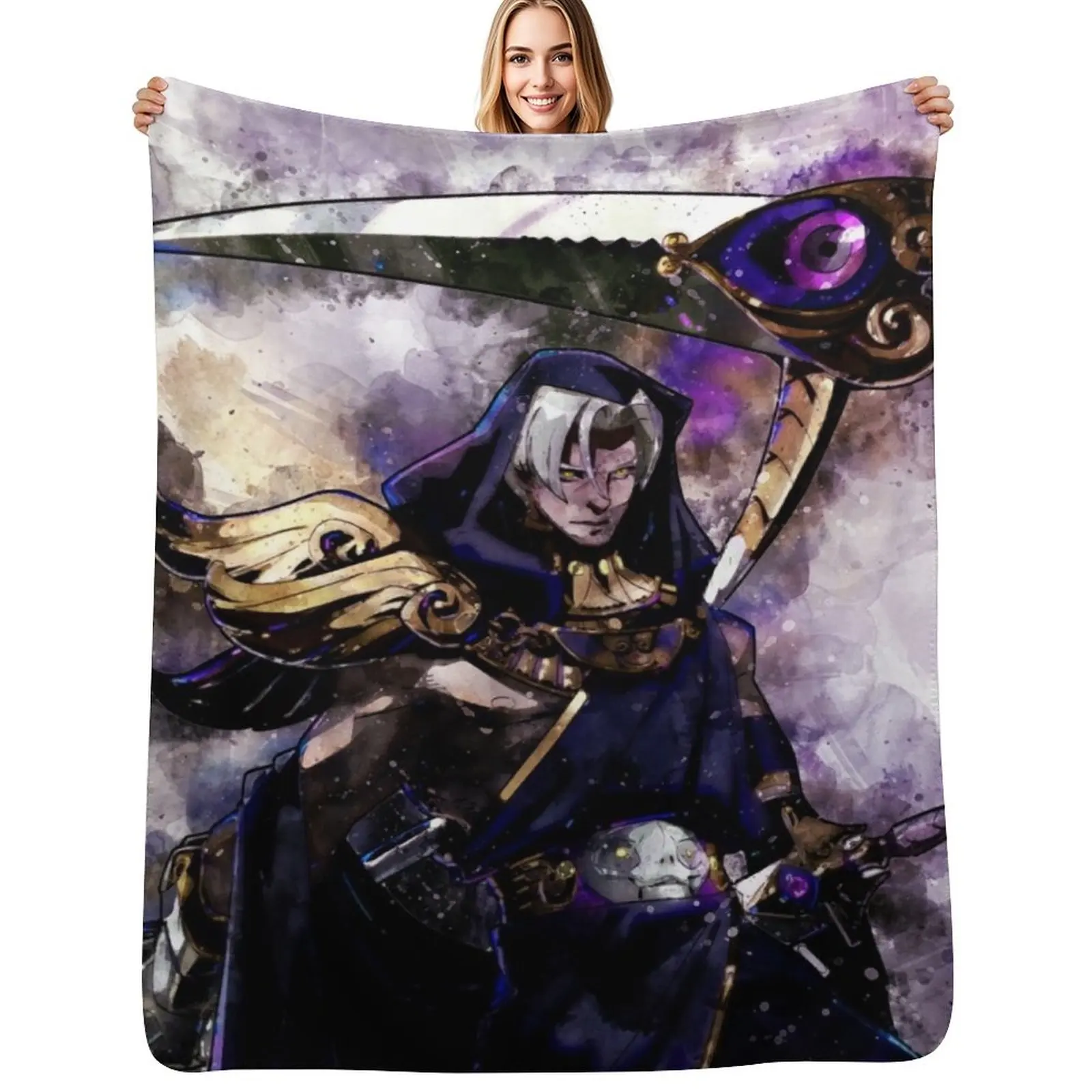 Thanatos - Hades (Watercolor) Throw Blanket Luxurious Soft Fuzzy Blanket for Sofa Bed
Thanatos - Hades (Watercolor) Throw Blanket Luxurious Soft Fuzzy Blanket for Sofa Bed