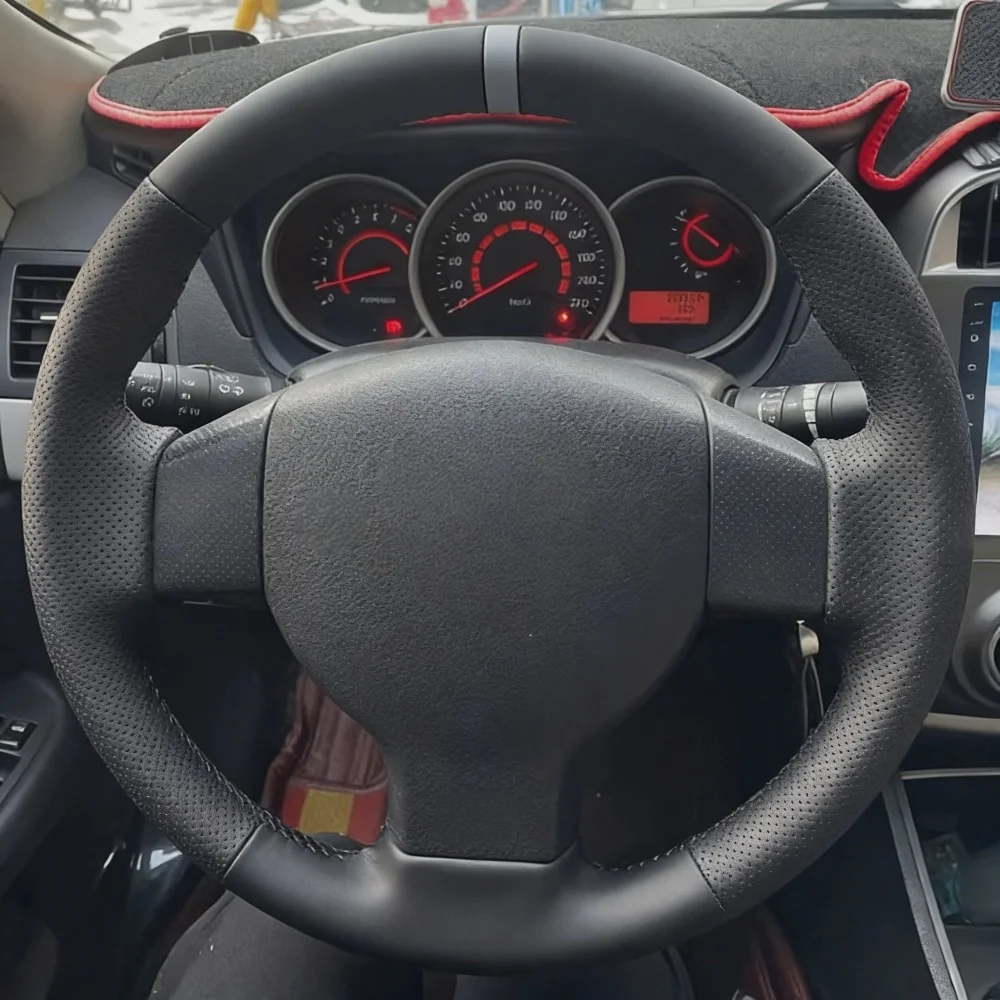 Hand-stitched Black Artificial Leather 2004-2010 Sylphy 2006-2011 Versa 2007-2011 Steering Wheel Covers For Nissan Tiida
Hand-stitched Black Artificial Leather 2004-2010 Sylphy 2006-2011 Versa 2007-2011 Steering Wheel Covers For Nissan Tiida