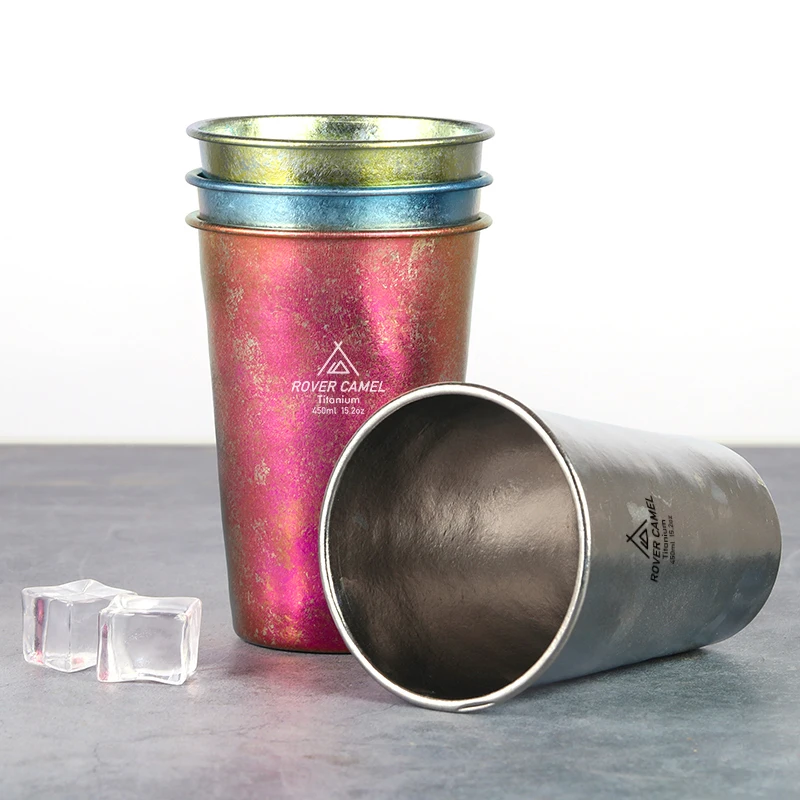 Rover camel Titanium mug 450ml single Wall Water cup camping mug for home and outdoor drinkware
Rover camel Titanium mug 450ml single Wall Water cup camping mug for home and outdoor drinkware