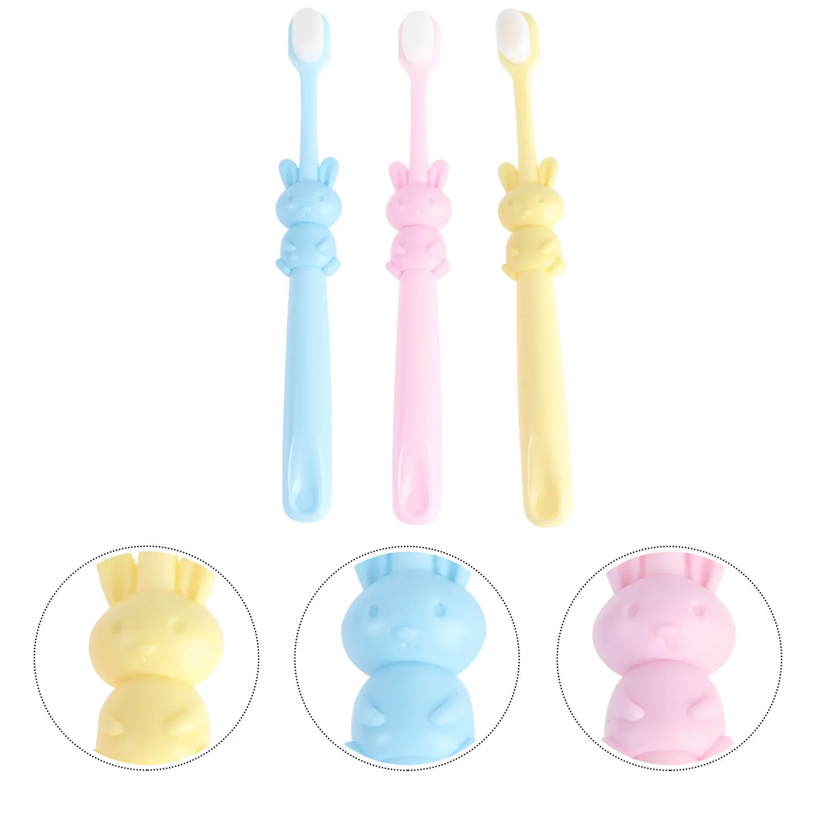 3Pcs Manual Kids Toothbrushes Fine Soft Bristles Small Head Gentle on Gums Deep Cleaning for Children Baby Toothbrush Oral Care
3Pcs Manual Kids Toothbrushes Fine Soft Bristles Small Head Gentle on Gums Deep Cleaning for Children Baby Toothbrush Oral Care