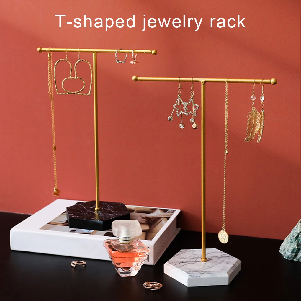 Jewelry Display Holder T-shaped Fashion Home Dormitory Desk Bracelet Bangle Watch Earrings Pendant Shelf Girls
Jewelry Display Holder T-shaped Fashion Home Dormitory Desk Bracelet Bangle Watch Earrings Pendant Shelf Girls