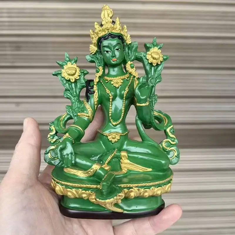 Зеленая Тара: Тантрическая статуэтка из смолы, тибетский буддизм, высота 12-35 см, коллекционная фигурка, тантрическое искусство
Зеленая Тара: Тантрическая статуэтка из смолы, тибетский буддизм, высота 12-35 см, коллекционная фигурка, тантрическое искусство