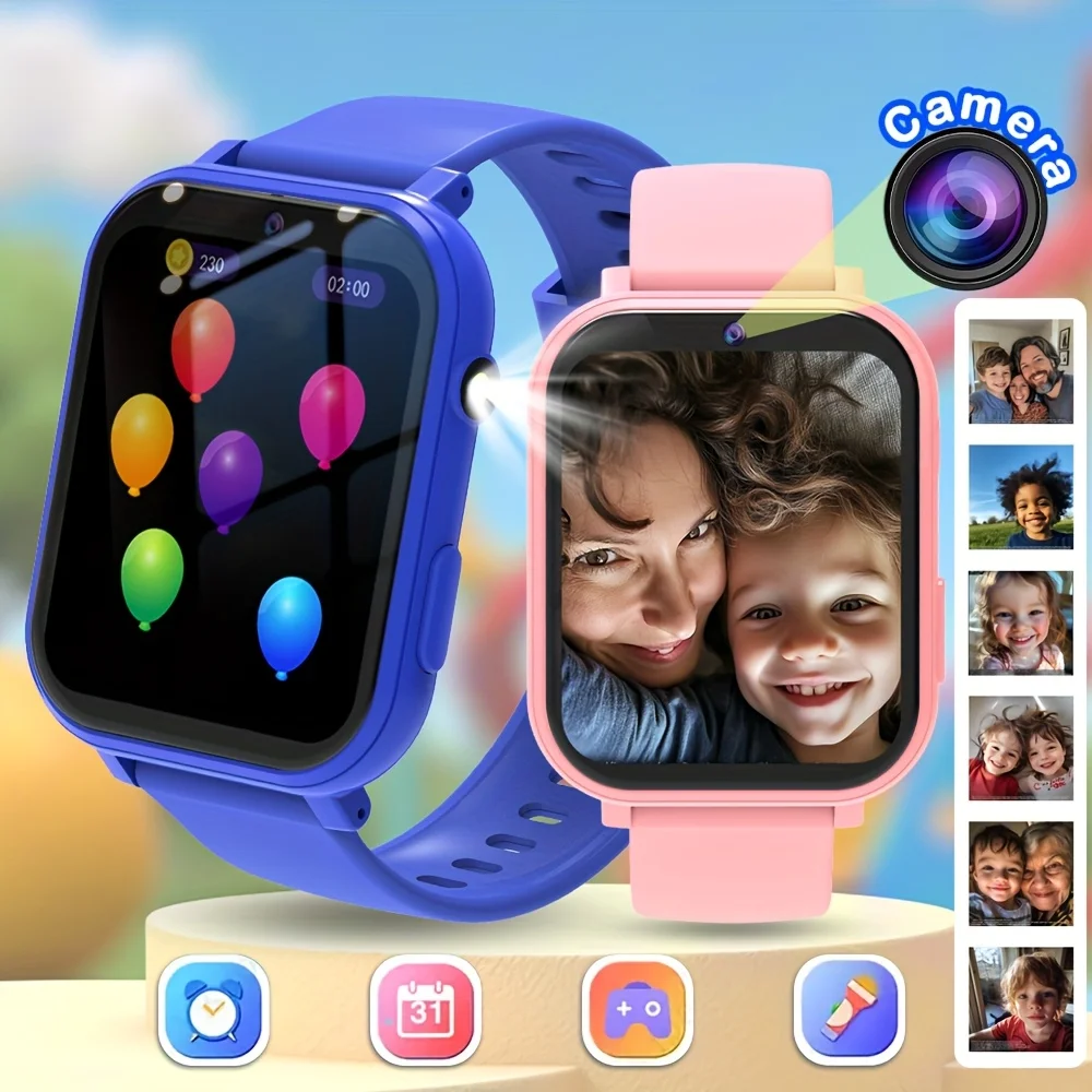 Kids' Favorite Smartwatch with Camera - Games, Flashlight, Calculator, Step Counter, Perfect Gift for Boys & Girls
Kids' Favorite Smartwatch with Camera - Games, Flashlight, Calculator, Step Counter, Perfect Gift for Boys & Girls